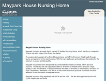 Tablet Screenshot of mayparkhouse.ie